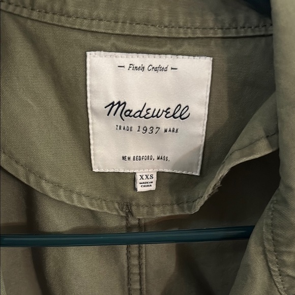 Madewell Olive Green Utility Jacket - Picture 2 of 2